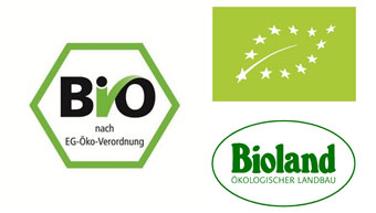 laprinta bedruckt BIO-Süßigkeiten mit Ihrem Logo Werbeartikel mit BIO-Siegeln