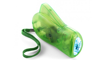 Dynamo-Taschenlampen mit Werbedruck
