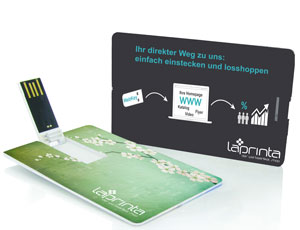 USB-Karte Webkey im Scheckkartenformat mit integriertem Link USB-Karte Webkey mit integriertem Link