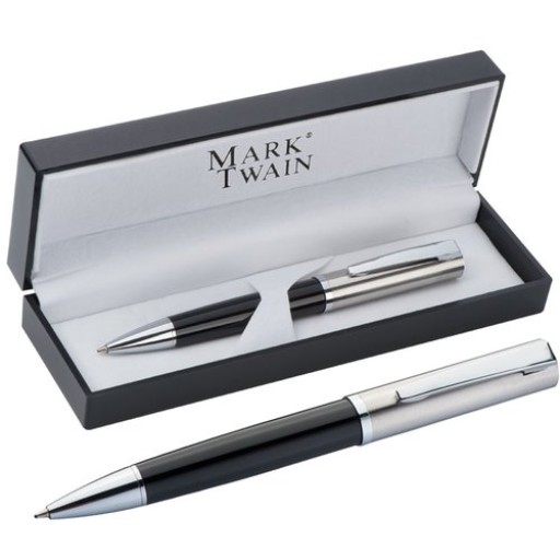 Mark Twain Kugelschreiber in Geschenkbox