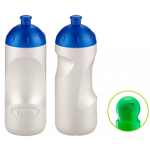 Trinkflasche Bulb | 600 ml | Perlweiß | Klappverschluss