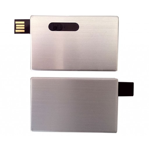 USB-Karte Metall | Silber
