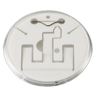 Button "Self-Made" | Weiß / Transparent