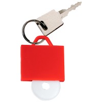 Chip-Schlüsselanhänger "Tasche" mit Chip | Rot
