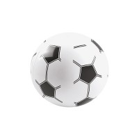 Wasserball "Fußball", groß | Weiß/Schwarz