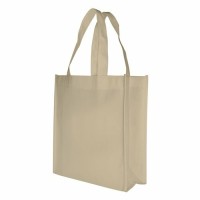 Non-Woven-Tasche mit kurzen Griffen - 80 g/m² - 23 x 25 x 10 cm
