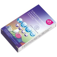 10 Reinigungstücher inkl. Mikrofaser Tuch