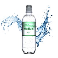 Quellwasser, 500 ml, medium (Sportcap)