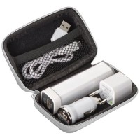 Travel Set Powerbank, EU-Stecker und USB Ladegerät