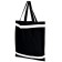 Polyester-Tasche mit kurzen Griffen und Reflexstreifen - 120 g/m² - 38 x 42 cm