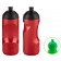 Trinkflasche Bulb | 600 ml | Rot-metallic | Ziehverschluss
