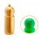 Trinkflasche Bulb | 500 ml | Gold | Ziehverschluss