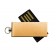 Aluminium-USB-Stick Micro Twister | 64 GB | Gold